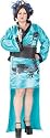 Dragon Lady Teal - Adult Plus Size Costume