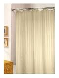 SHOWER CURTAIN Beige Stripe Jaquard (180cm Width x 200cm Drop) **FREE UK DELIVERY**