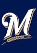 Milwaukee Brewers Mini Garden Window Flag 15"x10.5" MLB Baseball Fan Shop Sports Team Merchandise
