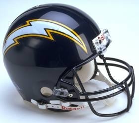 San Diego Chargers 1988-2006 Throwback Riddell Authentic Full Size Proline Football Helmet