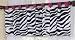 Funky Zebra Window Valance by JoJo Designs