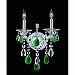 Nulco 125-02-MALC Crystal with Malachite Crystal Bijoux Crystal Two Light Up Lighting...