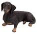 Dachshund Life Size K-9 Kreations Statue (Black)