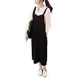 (マーシェル) Marshel マタニティ スカート サロペット ワンピース ブラック L