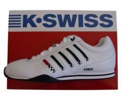 K-Swiss Kallin SS Stripe Shifter weiß/schwarz