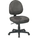Contemporary Swivel Chair with Flex Back In Charcoal Finish By Office Star