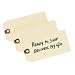 Avery Shipping Tags, Paper, 5.25 x 2.625 Inches, Manila, Pack of 1000 (12306)