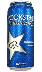 16 Pack - Rockstar Energy Drink Zero Carb - 16 Ounce