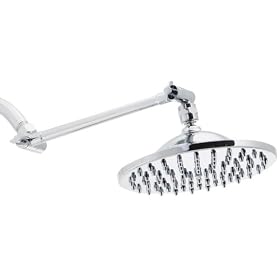 Delta Faucet 8-Inch Sunflower Shower Head with Adjustable Shower Arm, Chrome #75160