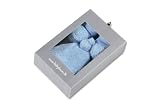 Baby Boum Sumptuously Soft and Snuggly Newborn Hat and Booties Gift Box (Sky Blue)