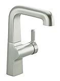 KOHLER K-6335-VS Evoke Secondary Single Control Kitchen Sink Faucet, Vibrant Stainless
