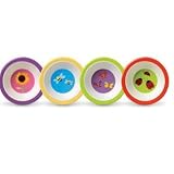 Crocodile Creek's Garden 4 Piece Children's Melamine Bowl Set