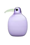 iittala Penttinen Funky Violet Glass Bird, Lilac