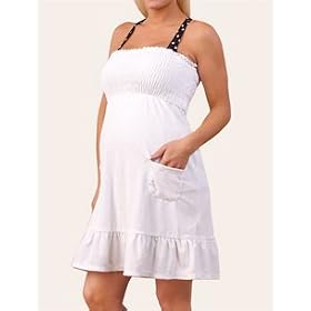Motherhood Maternity: smocked maternity dress