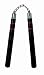 Sporting Goods : Nunchaku 12" Blk Rd Top Red Str - Martial Arts - Nunchaku