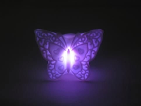 New Color Butterfly 2pc Romantic Christmas Gift Changing LED Candle Lights