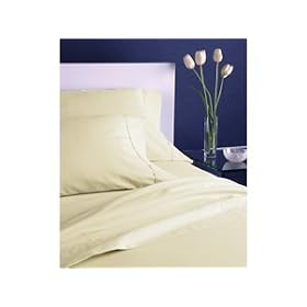 Rachael Ray Vanilla Solid Sheet Set King by Rachael Ray