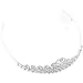 1 Versilbert Kristall Strass Haarreif Diadem Tiara Krone