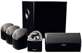 Mirage Nanosat Prestige Home Theater Speaker System 4 Nanosat Prestige satellites and 1 Nano CC center speaker