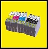 10 Druckerpatronen f�r Epson T0711 T0712 T0713 T0714 passend f�r Epson Stylus D - Serie : D 120 ; D 78 ; D 92 ; Epson Stylus DX - Serie : DX 4000 ; DX