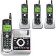 V-Tech CS5121-4 5.8GHz DSS Four Handset Cordless Answering System with Caller ID (Silver/Black)