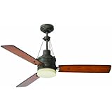 Emerson Ceiling Fans CF205VS Highpointe Modern Ceiling Fan With Light And Remote, 54-Inch Blades, Vintage Steel Finish
