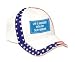 LIFE IS MERRIER WITH MY SILKY TERRIER Adult USA Flag Hat / Cap
