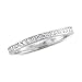 Pave Diamond Wedding Band Ring in Platinum Band (G, SI1, 0.32 cttw) Certificate of Authenticity