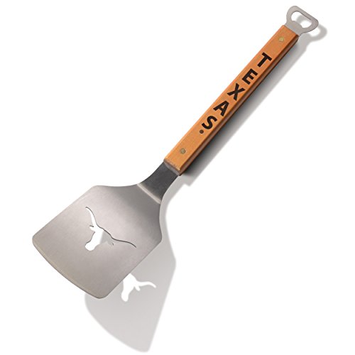 NCAA Texas Longhorns Sportula, Heavy Duty Stainless Steel Grilling Spatula