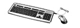 Electronics : Gigabyte GK-9PB Keyboard and Mouse Including USB/MIC/Headphone