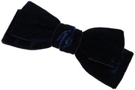 Vwhite Womens Vintage Velvet Bowknot Hair Clips Hairpins Accessories Dark Blue