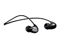 Cresyn C230E Iphone Combatible Sound Isolating In-Ear Headphone Earbuds with Unique Water Drop Shape For Superior Comfort (Black)