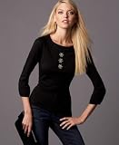 Tommy Hilfiger Gilly Jeweled Boatneck Top