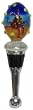 Individually Gift Boxed Bottle Stopper with Decorative Glass Crab Top Set of Two