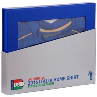 PUMA Herren Trikot FIGC Italia Home Shirt Authentic with Packaging, Team Power Blue/White, M, 748828 01