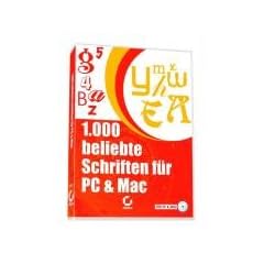 1000 beliebte Schriften f�r PC & Mac (PC+MAC)