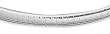 7" 4mm Domed Omega Bracelet