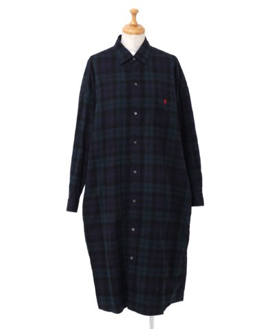 （ジムフレックス）Gymphlex　レディース　ビエラ起毛チェックシャツワンピース　J-1176VHC　3色展開