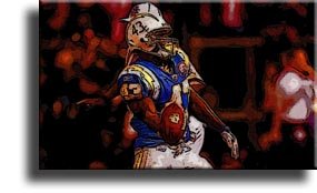 Completely Handpainted American Football Sport Painting, Custom Order FL4318, Oil on Canvas, with Option to Paint Jerry, Brett & Co. from Any Other Favorite Photograph or Picture, Unframed, Size 24