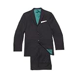 black w/ mini tic stripe suit