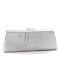 Jessica McClintock Handbag, Satin Frame Clutch