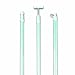 Norwell D8653275 Polypropylene Dipstiks, 650mL Capacity, 7' Length (Case of 12)