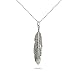 Navajo Style Sterling Silver Feather Pendant