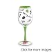 Wine Glass "Shop Til You Drop!", Hand Painted Glassware