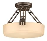 Hinkley Lighting 5941RB Round Semi-Flush Mount - Regency Bronze Tahoe Mission Deco Traditional Light