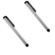 Pack of 2 Silver Universal Touch Screen Stylus Pen for Apple Iphone 1st Gen, 3G 2nd Gen, Ipod Touch