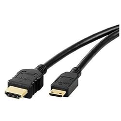 Mini HDMI to HDMI 6ft Cable for CANON VIXIA HF10 HF100 HG Camcorder