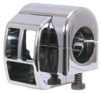 Chrome Plated Right Hand Switch Housing with Built-in Throttle Housing for use with 1982/1995 switches Billet handlebar controls for big twin & sportster -by-Excel Components