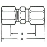 Buy Anderson Fittings AB62A-1010PBF Yellow Brass Compression Union 5 8x5 8 - (Pack of... by Anderson Fittings