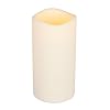 Everlasting Glow Indoor Outdoor Flameless Candle with Timer, Bisque, 9-Inch Tall by 4-1/2-Inch Diameter